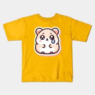 sad hamster Kids T-Shirt